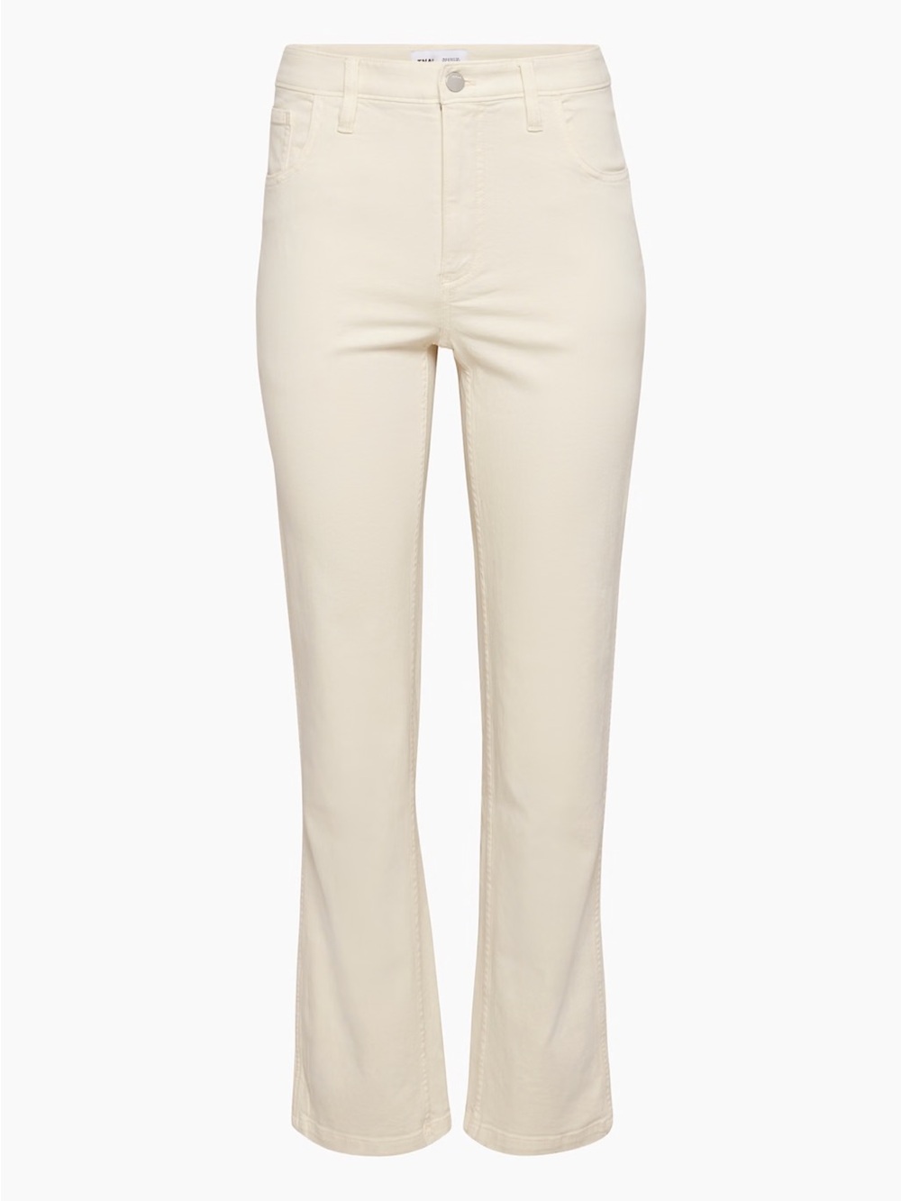 Aritzia 90s Camden Cream Birch Off White Straight Leg Pants